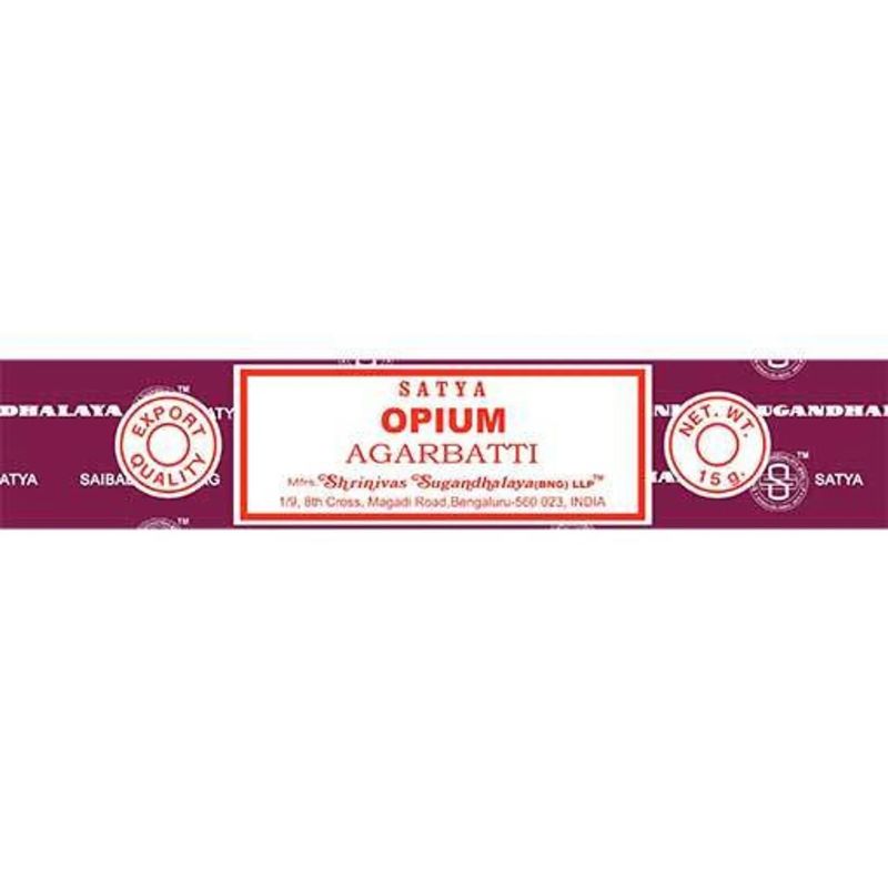 Incense Satya Opium  15g Box of 12