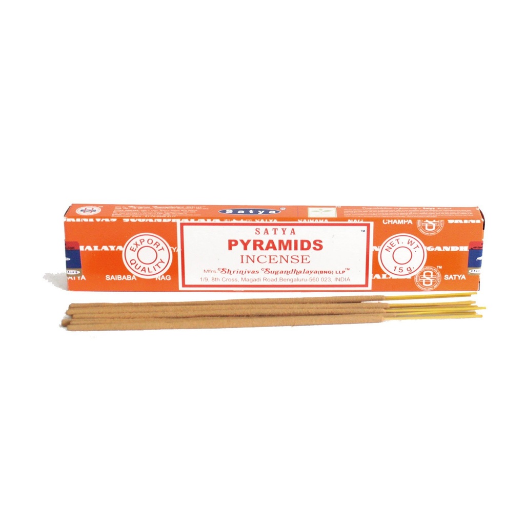 Incense Satya Pyramid  15g Box of 12