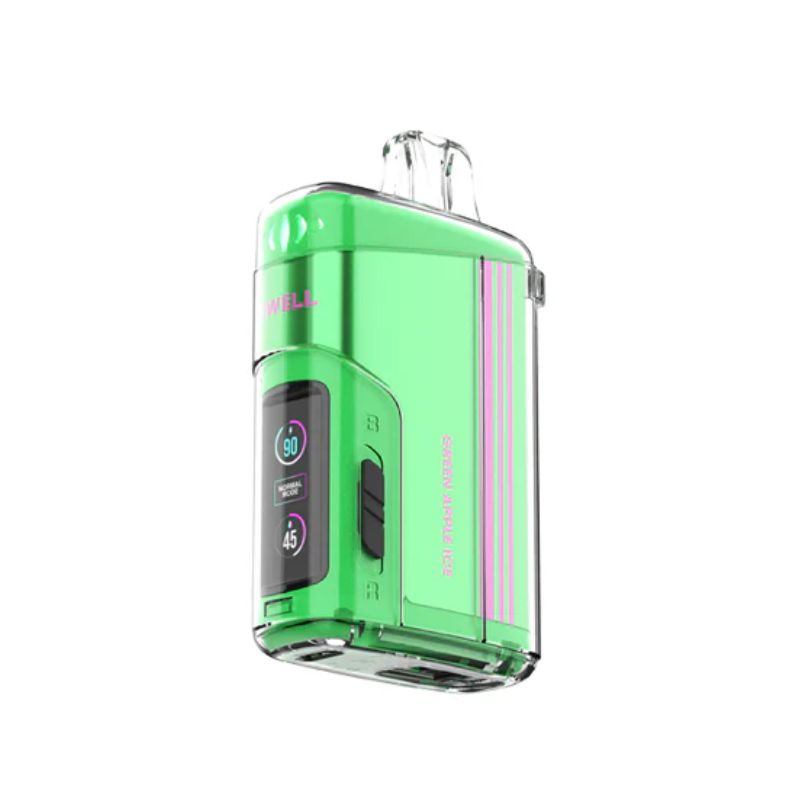 *EXCISED* Disposable Vape Uwell Viscore 9000 Puff Green Apple Ice Box of 5