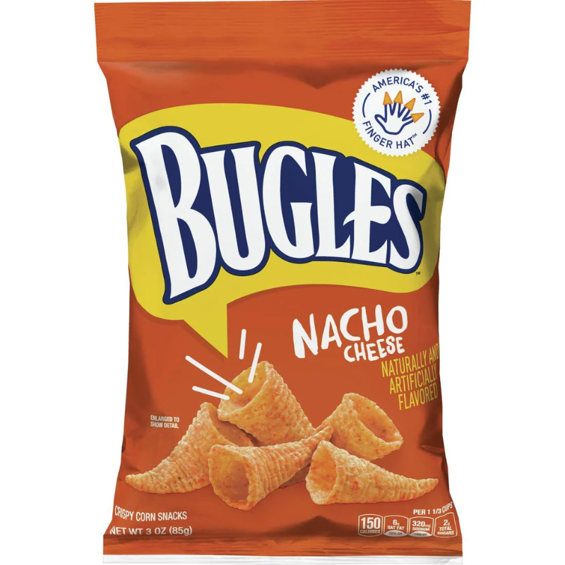 Snacks Bugles Nacho Cheese 85g Box of 6