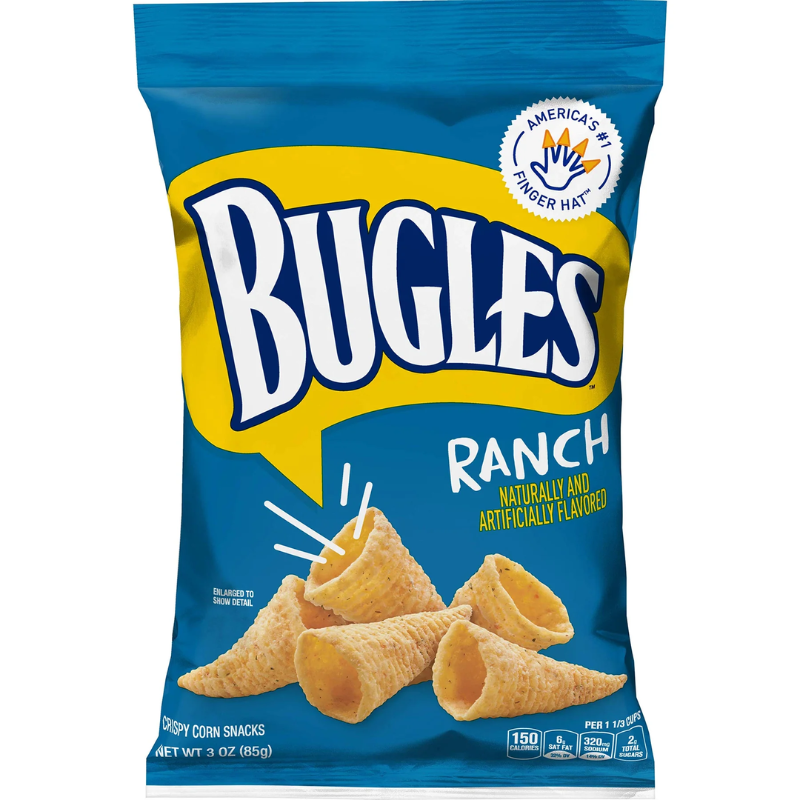 Snacks Bugles Ranch 85g Box of 6