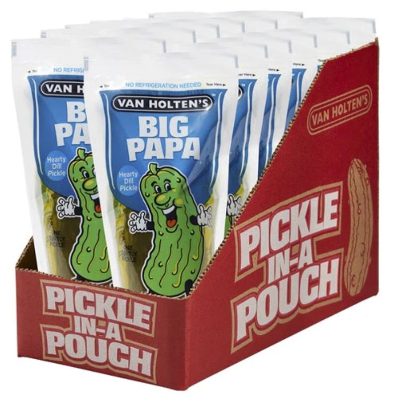 Snacks Van Holten's Big Papa 200g Box of 12