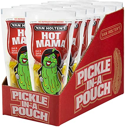 Snacks Van Holten's King Hot Mama 200g Box of 12