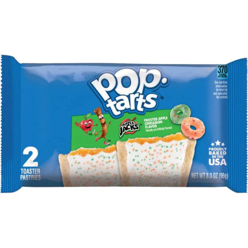 Snacks Pop-Tarts Frosted Apple Cinnamon Apple Jacks  96g Box of 6