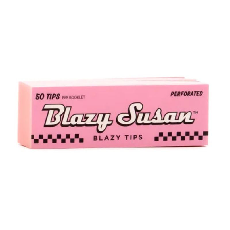 Filter Tips Blazy Susan Perforated Pink Box of 25