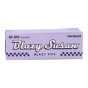 Filter Tips Blazy Susan Perforated Purple Box of 25