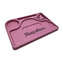 Rolling Tray Blazy Susan Hemp Pink