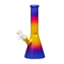 Glass Bong OG Beaker Multi Color Gradiant