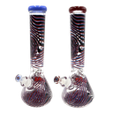 Glass Bong Rekt 9mm 3D Rose 14"