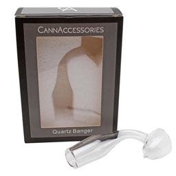 [caq044b4] Glass Concentrate Accessory Cannaccessories Quartz Banger Cone 19mm Male 45 Degree