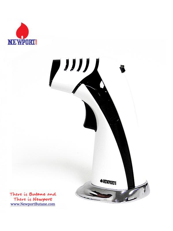 Newport Zero Triple Flame Torch White and Black