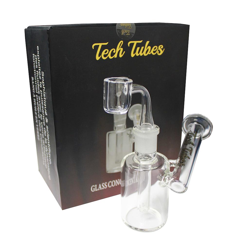 Glass Concentrate Rig Tech Tubes 2.5" Cylinder Sidecar