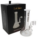 Glass Concentrate Rig Tech Tubes 8" Fixed Stem Mini Beaker