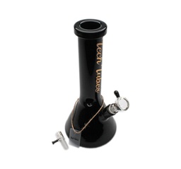 [teb005e] Glass Bong Tech Tubes 12" Full Colour Beaker Black