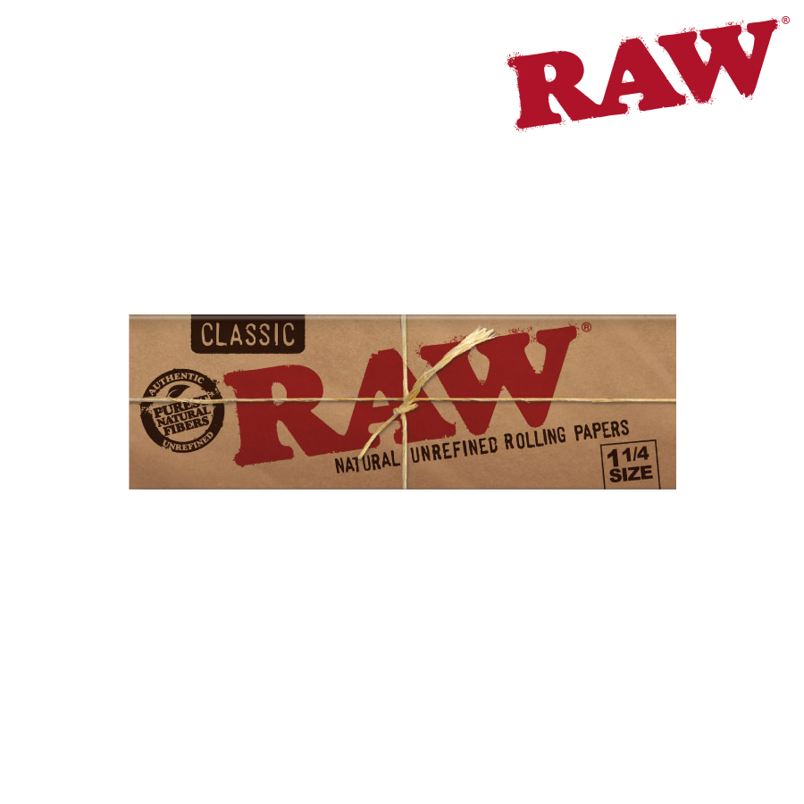 Raw 1 1/4 Papers Box of 24