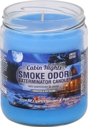 [Top002ae] Smoke Odor Candle 13oz Cabin Nights