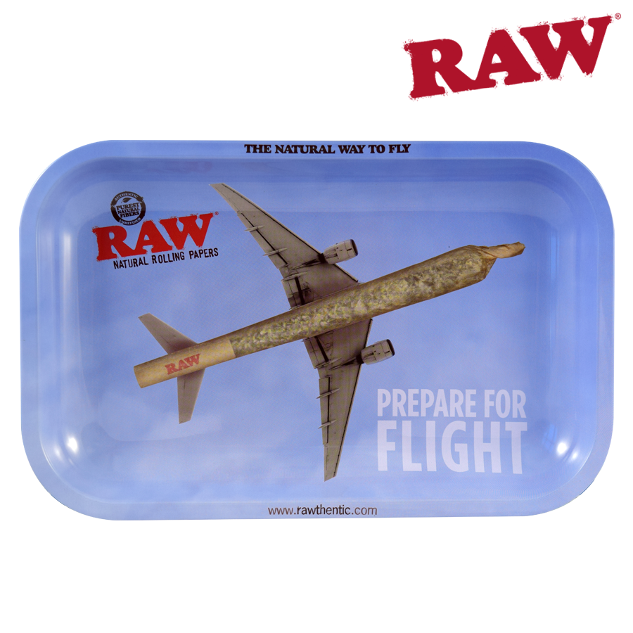 Rolling Tray Raw Flying High SM 11" x 7" x 0.8"