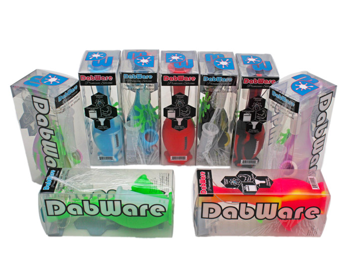 Silicone Bubbler Dabware Platinum 6" Mini Bong