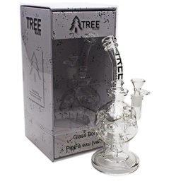 [trbu014] Tree Glass 10" Perked Fabrige Egg Bubbler