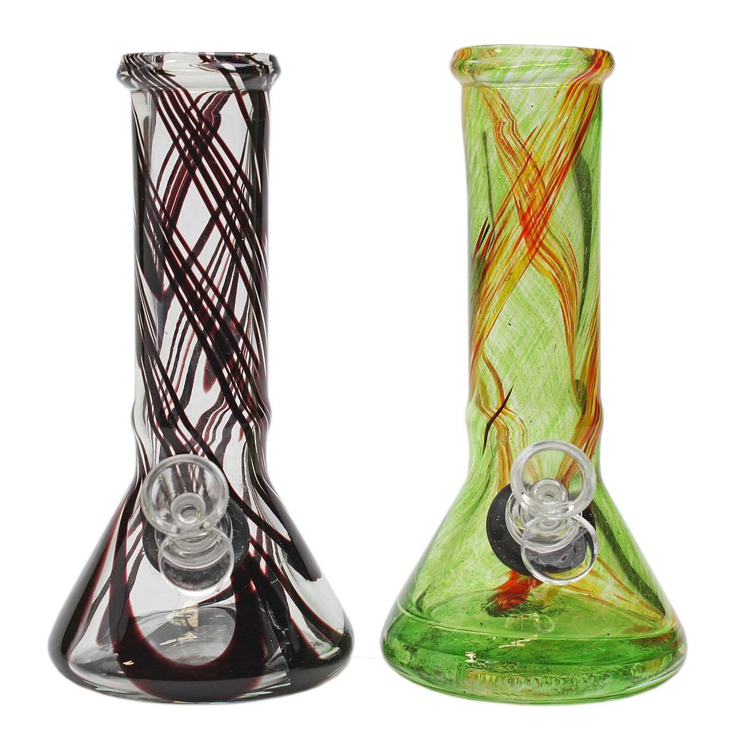 Premium Softglass Genuine Pipe Co Bong 8" Beaker Base