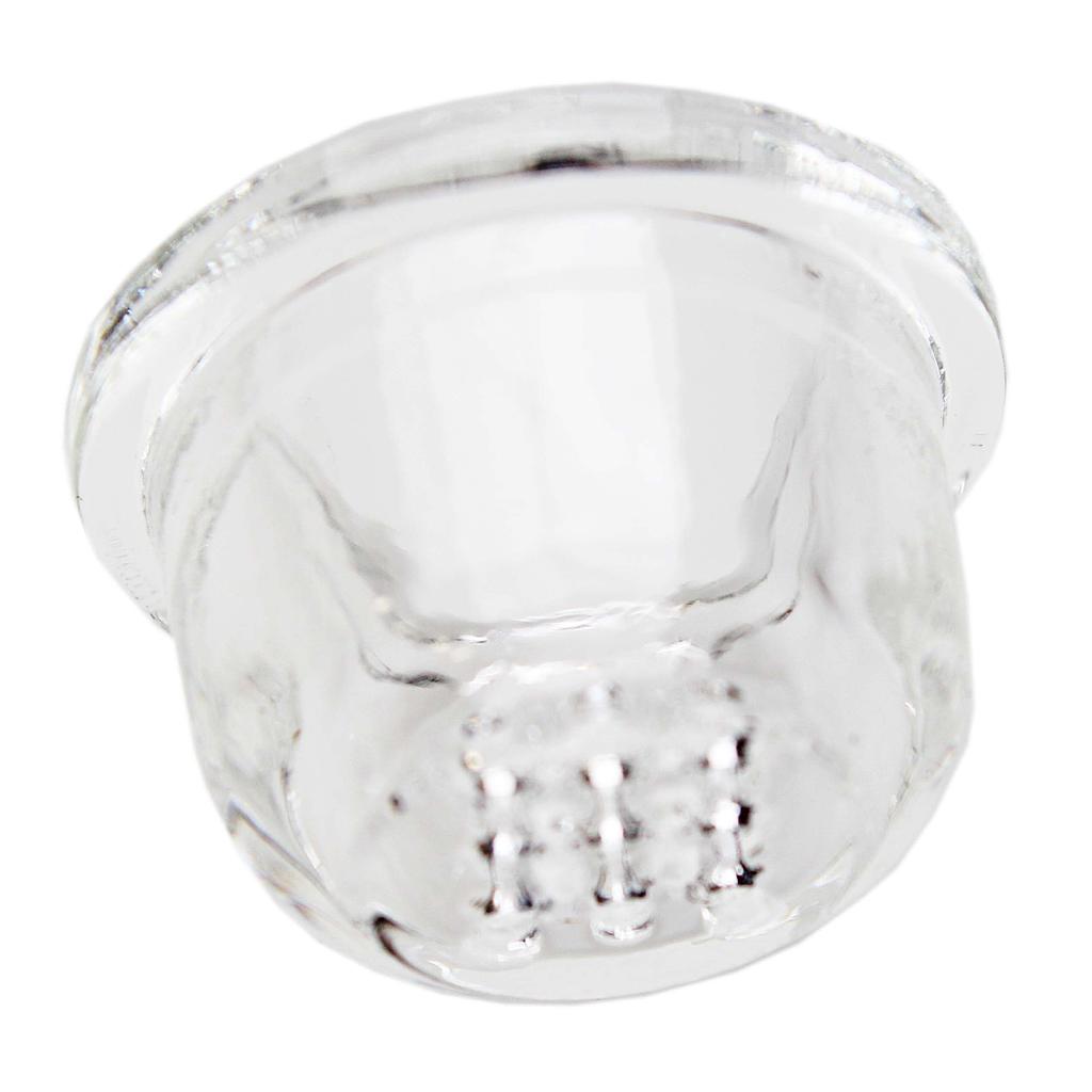 Dabware 9-Hole Glass Bowl Insert for Pipes