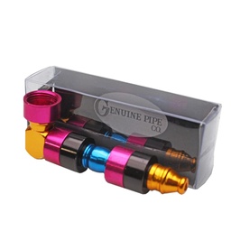 [gpm015] Metal Pipe Genuine Pipe Co Long Multi-Colour