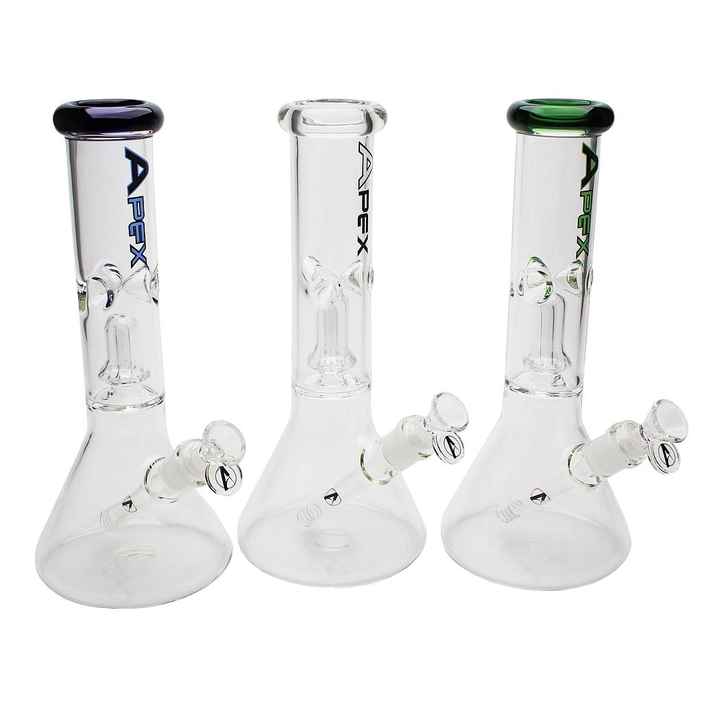 Glass Bong Apex 12" Full Size Single Dome Perculator Beaker