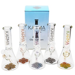 Glass Bong Good Karma 9" Skinny Beaker