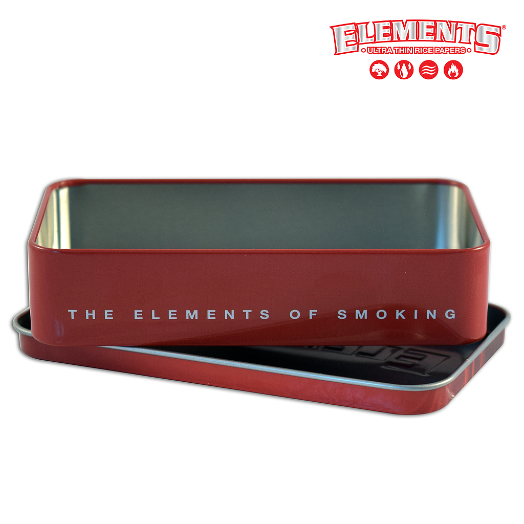 Elements Tin Box Red