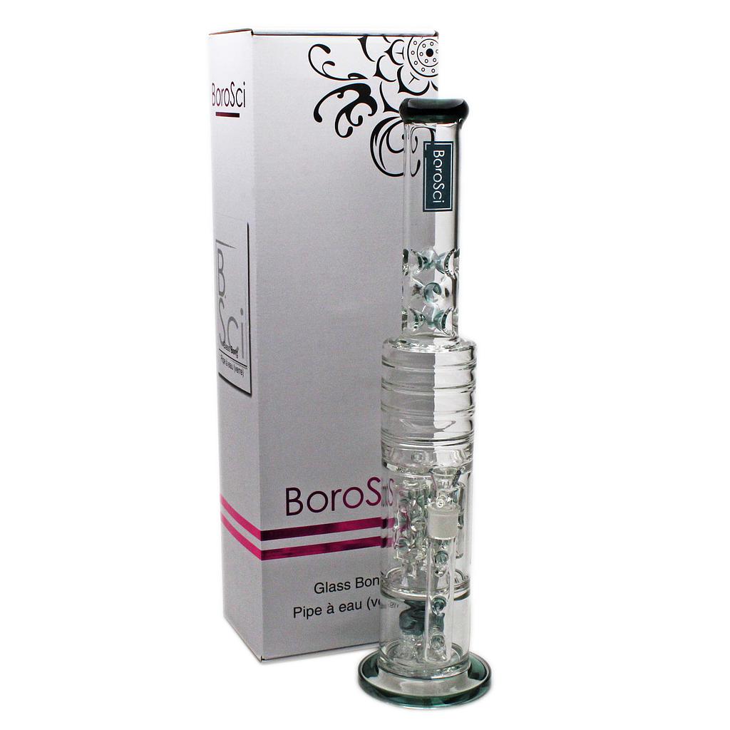 BoroSci 22" Double Cluster Barz Perc Bong