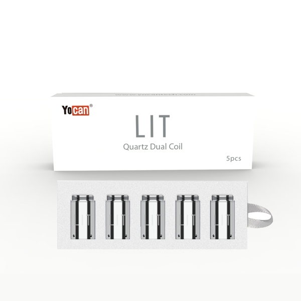 Cannabis Vaporizer Part - Yocan LIT Dual Quartz Coil - Pack/5