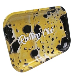 [rctr009] Rolling Club Metal Rolling Tray - Medium - Shatter