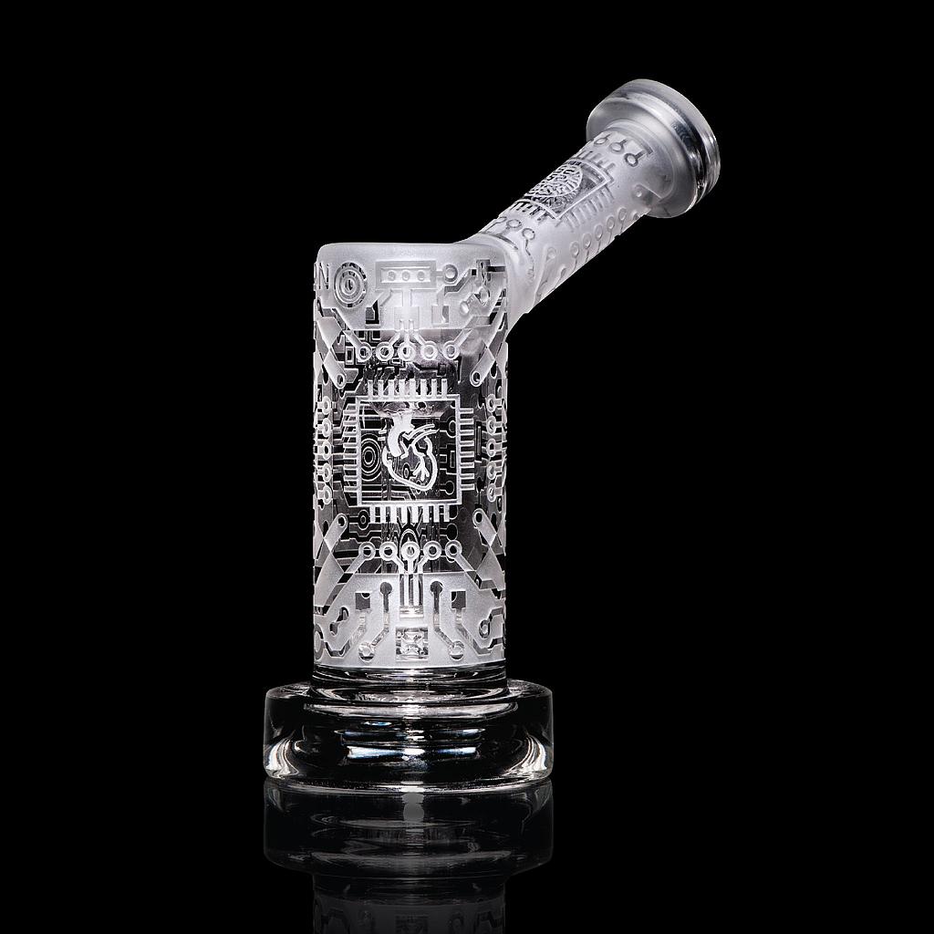 Glass Bong - Milkyway 7" Circuitboard Rig/Bubbler