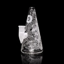 Glass Bong - Milkyway 6" Hypnotic Pyramid Rig/Bubbler