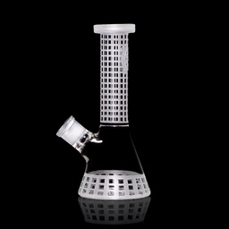 [mkyg007] Glass Bong - Milkyway 7.5" Cubed Mini Beaker