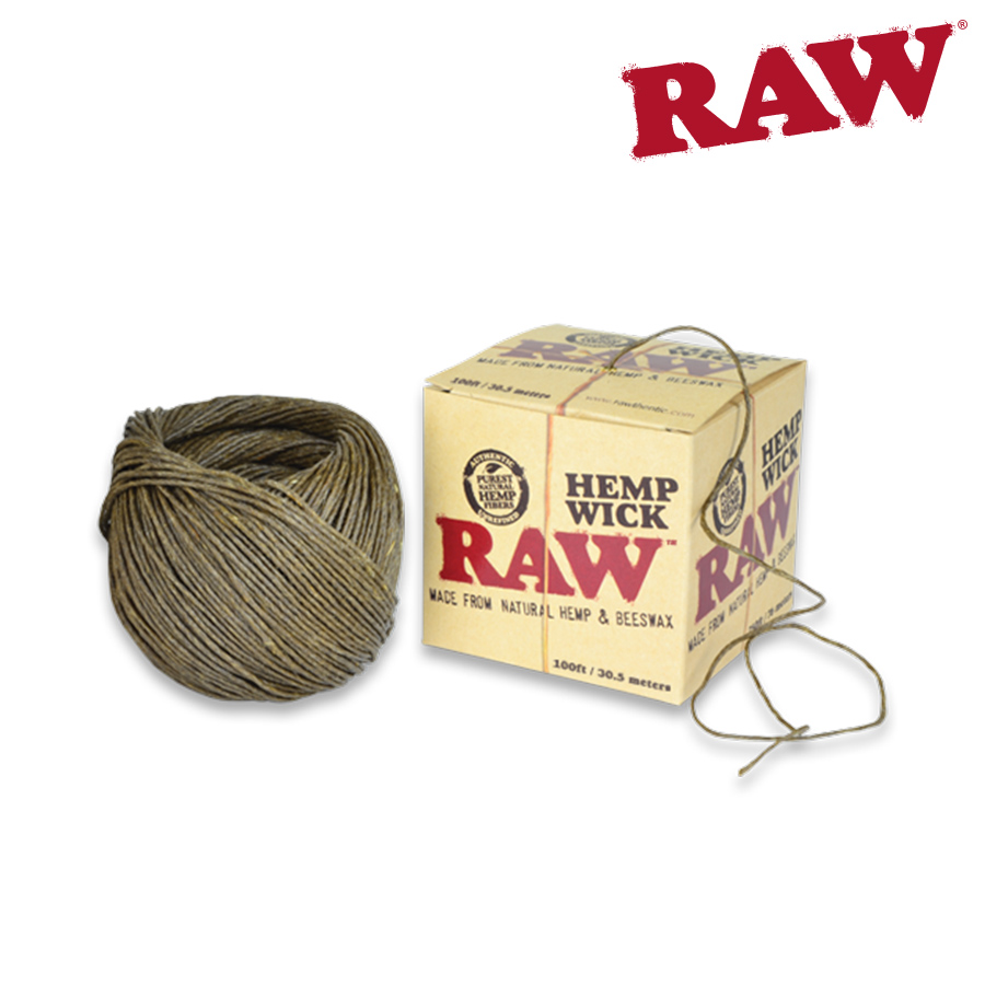 Raw Hemp Wick 100ft