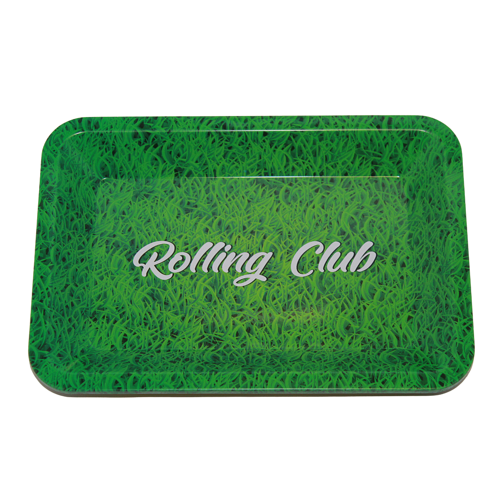 Rolling Club Metal Rolling Tray - Small - Grass