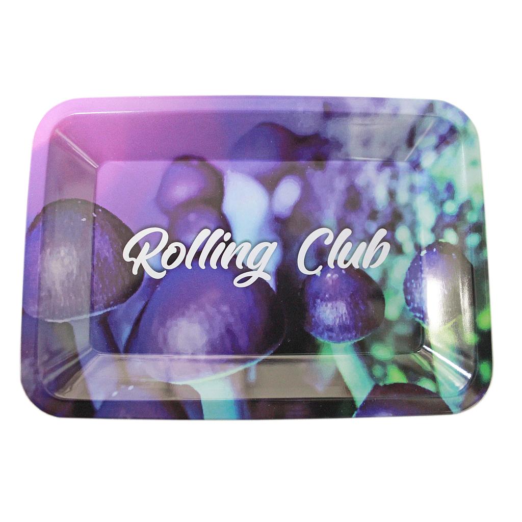 Rolling Club Metal Rolling Tray - Small - Magical Mushrooms