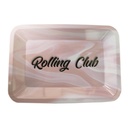 Rolling Club Metal Rolling Tray - Small - Pink