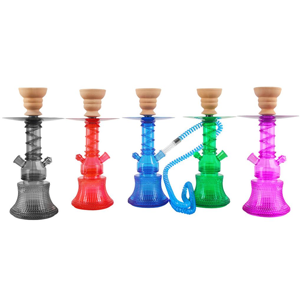 Glass Hookah RIP Gia Freezable Acrylic Hookah w/ LED 12"