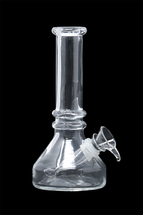 Glass Bong - Blueberry -  6"- Mini Beaker Bong 