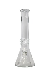 Glass Bong - Blueberry - 12" Triple Ring Beaker