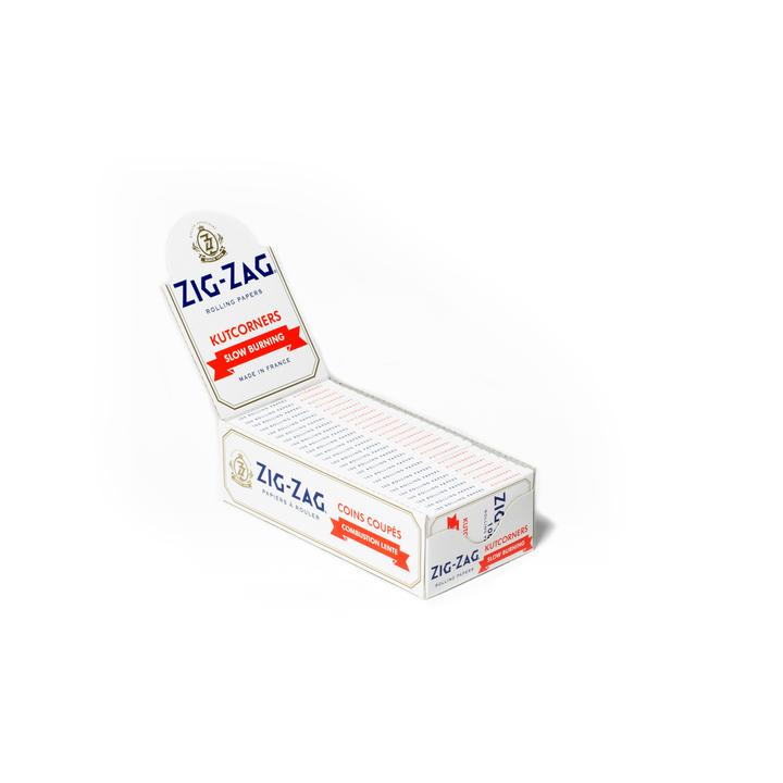 Kutcorners White Zig Zag Rolling Papers Box of 25