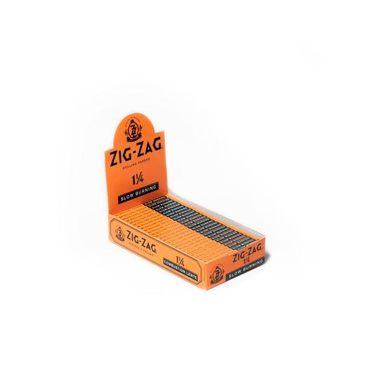 Orange Zig Zag Rolling Paper Box of 25