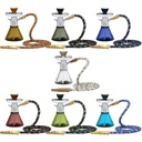 MYA Petite 8" Hose Hookah Chrome Set in Box - Assorted Colours