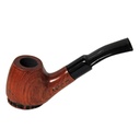 Wooden Pipe Genuine Pipe Co Silver Hungarian Sherlock