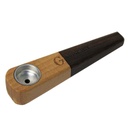 Wooden Pipe Genuine Pipe Co Black & Brown Slab