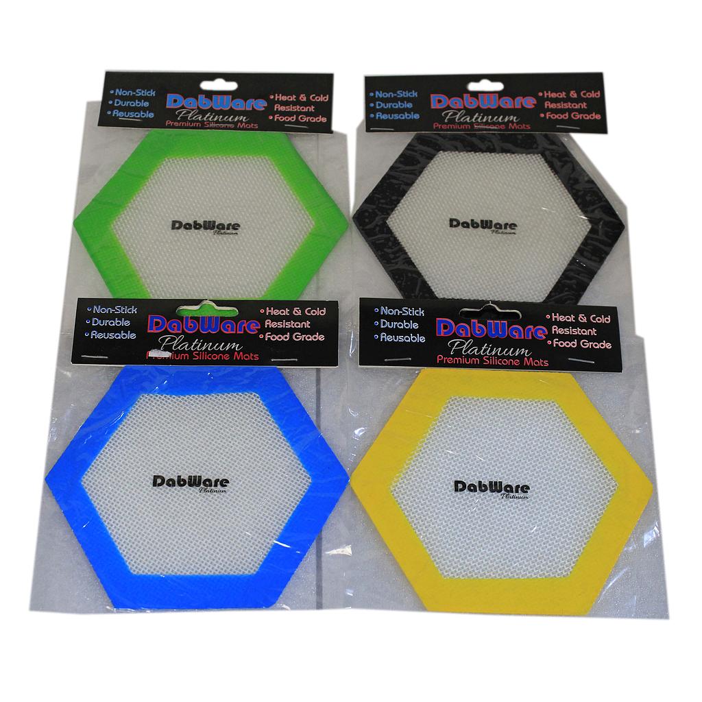 Silicone Mat Dabware Platinum Hex 5"