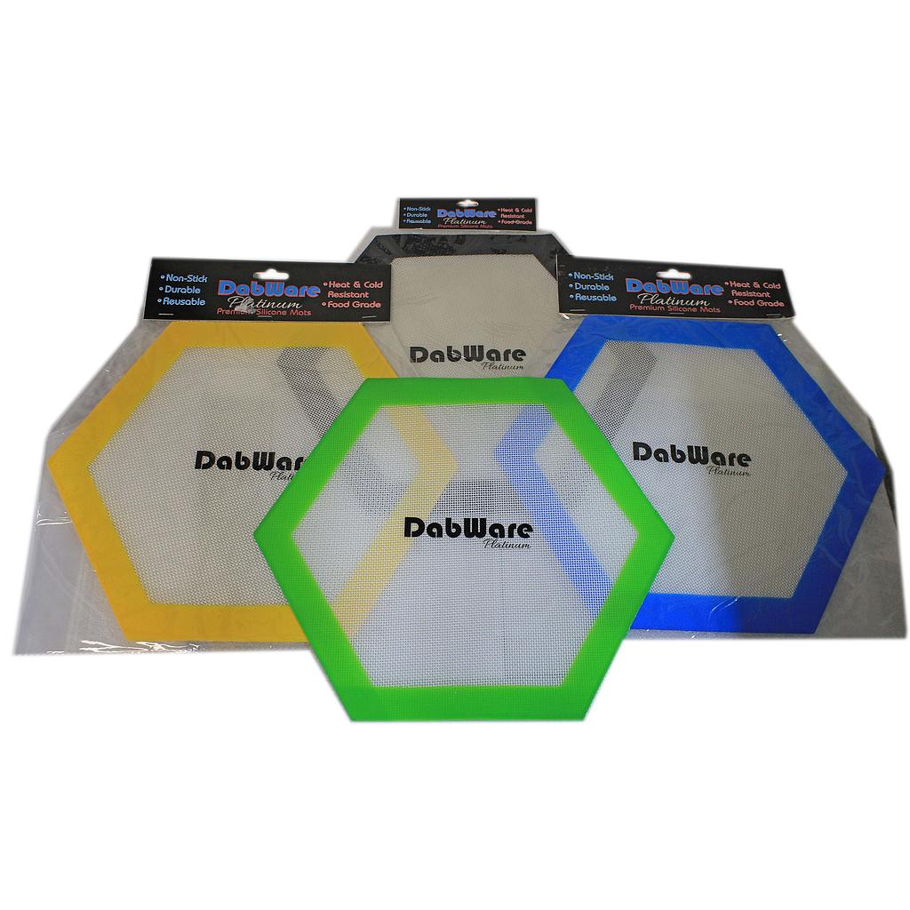 Silicone Mat Dabware Platinum Hex 11"