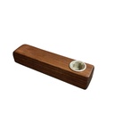 Wood Pipe FUTO Old School Hash Pipe - Walnut